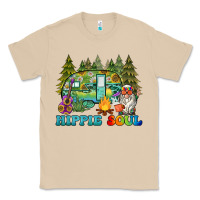 Mushroom hippie soul camping Classic Tee - BarkalooDesign