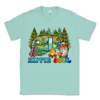 Seafoam hippie soul camping Classic Tee - BarkalooDesign