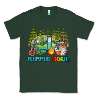 Sports Green hippie soul camping Classic Tee - BarkalooDesign