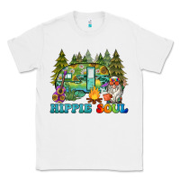 White hippie soul camping Classic Tee - BarkalooDesign