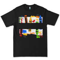 Black custom teacher name crayon Premium Tee - texasbilliewilder