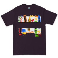 Plum custom teacher name crayon Premium Tee - texasbilliewilder