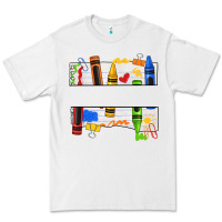 White custom teacher name crayon Premium Tee - texasbilliewilder
