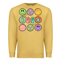 Antique Gold easter day smiley faces Premium Sweatshirt - Artiststas