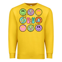 Lemon easter day smiley faces Premium Sweatshirt - Artiststas
