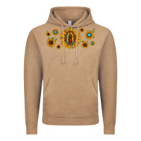 Vintage Coffee sunflower lady of guadalupe Vintage Hoodie - JahusDesignShop