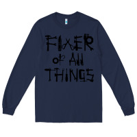 Navy Fixer Of All Things Long Sleeve Tee - LillyAllenDesigns