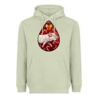 Matcha christmas pig Heavyweight Hoodie - LillyAllenDesigns