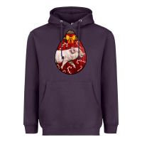 Plum christmas pig Heavyweight Hoodie - LillyAllenDesigns