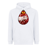 White christmas pig Heavyweight Hoodie - LillyAllenDesigns