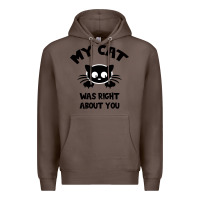 Coffee My Cat Was Right About You Premium Hoodie - Bettercallsaul
