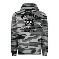 Slate Camo My Cat Was Right About You Premium Hoodie - Bettercallsaul
