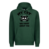 Sports Green My Cat Was Right About You Premium Hoodie - Bettercallsaul