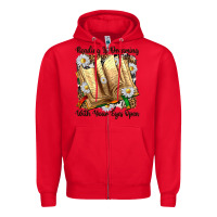 Red reading is dreaming with your eyes open Zipper Hoodie - NancyCooperArtShop