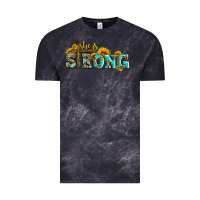Cloud Black she is strong with cross Vintage Tee - AdoDesignShop