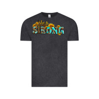 Vintage Black she is strong with cross Vintage Tee - AdoDesignShop
