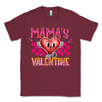 Burgundy Mamas Valentine Classic Tee - CowhideDigitalArt