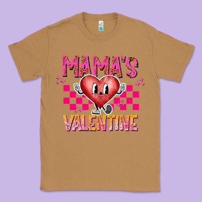 Mamas Valentine Classic Tee Designed By Cowhidedigitalart