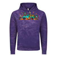 Cloud Purple fall cactus pumpkin truck Vintage Hoodie - JahusDesignShop