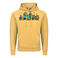 Vintage Mustard fall cactus pumpkin truck Vintage Hoodie - JahusDesignShop