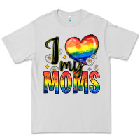 Dove Grey i love my moms Premium Tee - Zillion Design Studio
