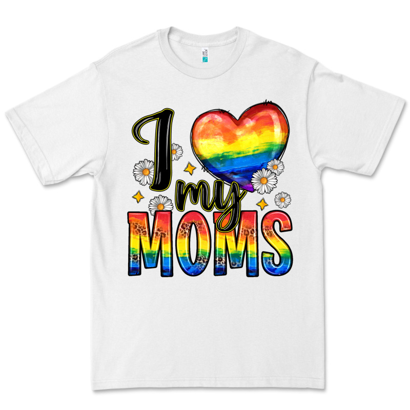 I Love My Moms Premium Tee by Zillion Design Studio | Teevron