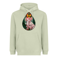 Matcha christmas pig Heavyweight Hoodie - LillyAllenDesigns