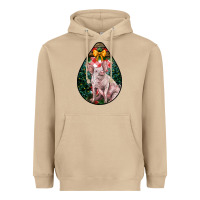 Mushroom christmas pig Heavyweight Hoodie - LillyAllenDesigns