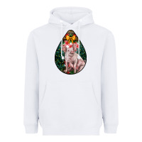 White christmas pig Heavyweight Hoodie - LillyAllenDesigns