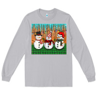 Moon Dust christmas snovman Long Sleeve Tee - BarkalooDesign