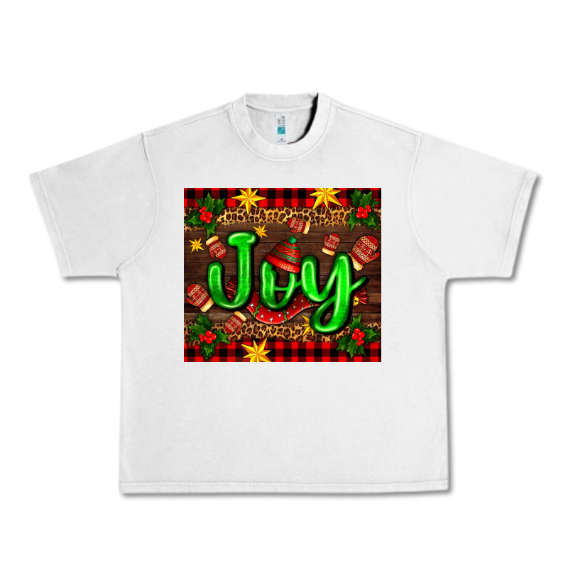 Joy With Gloves For Christmas Urban Heavy Tee by AdoDesignShop | Teevron