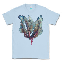 Dusty Blue Venus Fan Sea Coral Classic Tee - LillyAllenDesigns