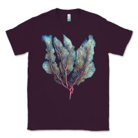 Plum Venus Fan Sea Coral Classic Tee - LillyAllenDesigns