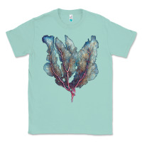 Seafoam Venus Fan Sea Coral Classic Tee - LillyAllenDesigns