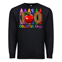 Black 100 colorful day s Premium Sweatshirt - Artiststas