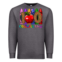 Charcoal Heather 100 colorful day s Premium Sweatshirt - Artiststas