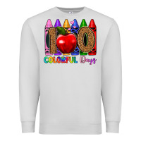 Dove Grey 100 colorful day s Premium Sweatshirt - Artiststas