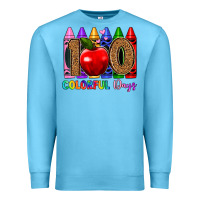 Ocean Blue 100 colorful day s Premium Sweatshirt - Artiststas