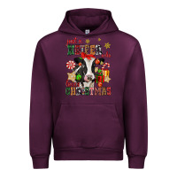 Mauve Wine just a heifer who loves christmas cow Urban Hoodie - CowGirlArtShop