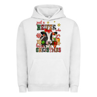 Pigment Lunar Rock just a heifer who loves christmas cow Urban Hoodie - CowGirlArtShop
