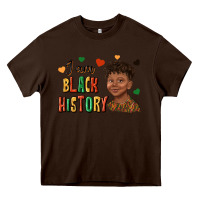 Chocolate Brown i am black history afro black boy child juneteenth Heavy Core Tee - texasbilliewilder