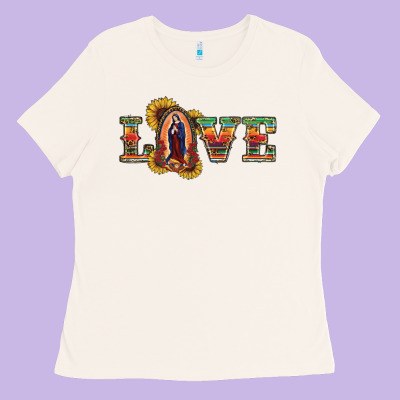 Ladies Tee Love Lady Of Guadalupe