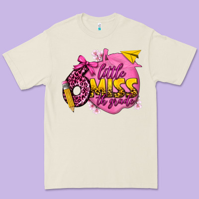 Little Miss 6th Grade Premium Tee Designed By Texasbilliewilder