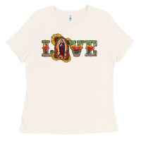 Bone Love Lady Of Guadalupe Ladies Tee - RanaPortraitStore