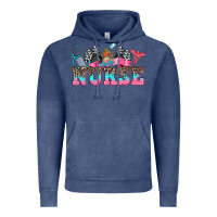 Vintage Denim nurse with race and oto equipment Vintage Hoodie - AdoDesignShop