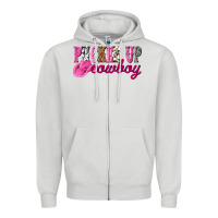 Pucker Up Cowboy Zipper Hoodie | Teevron