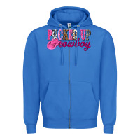 True Royal pucker up cowboy Zipper Hoodie - NancyCooperArtShop