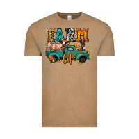 Vintage Coffee farm life farm animals truck Vintage Tee - Jasminsmagicworld