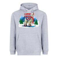 Heather Grey fleece navidad alpaca mountains Heavyweight Hoodie - LillyAllenDesigns