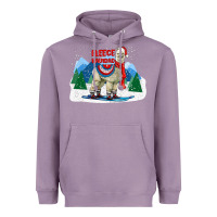 Lavender fleece navidad alpaca mountains Heavyweight Hoodie - LillyAllenDesigns